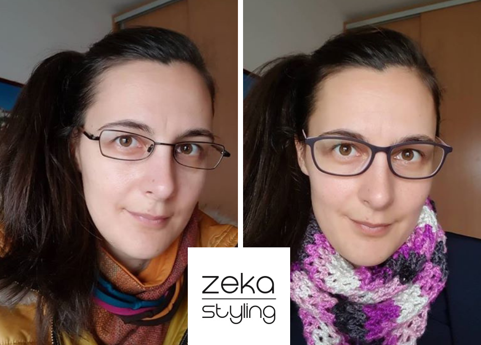 Színtanácsadás előtt és után-Nóra